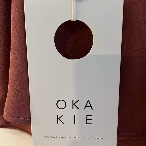 NWT OKAKIE pink tank top - Picture 3 of 6